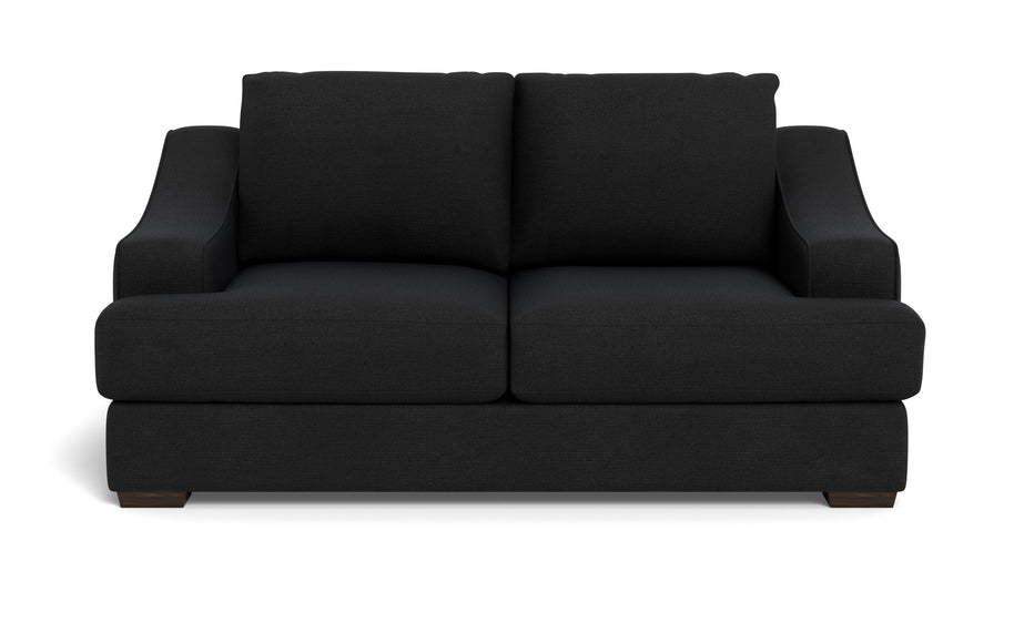 Ascent Loveseat-Fabric Sofa-Merit Onyx-MAK Modern