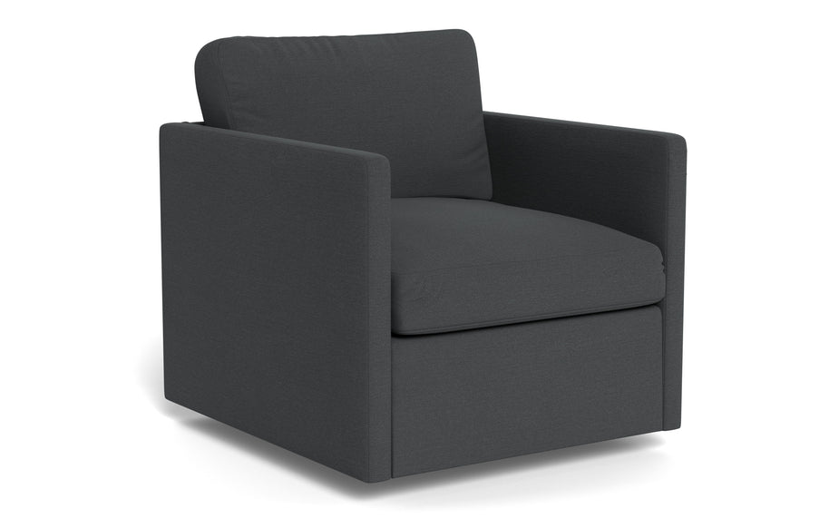 Summit Swivel Chair-Fabric Sofa-Peyton Pepper-MAK Modern