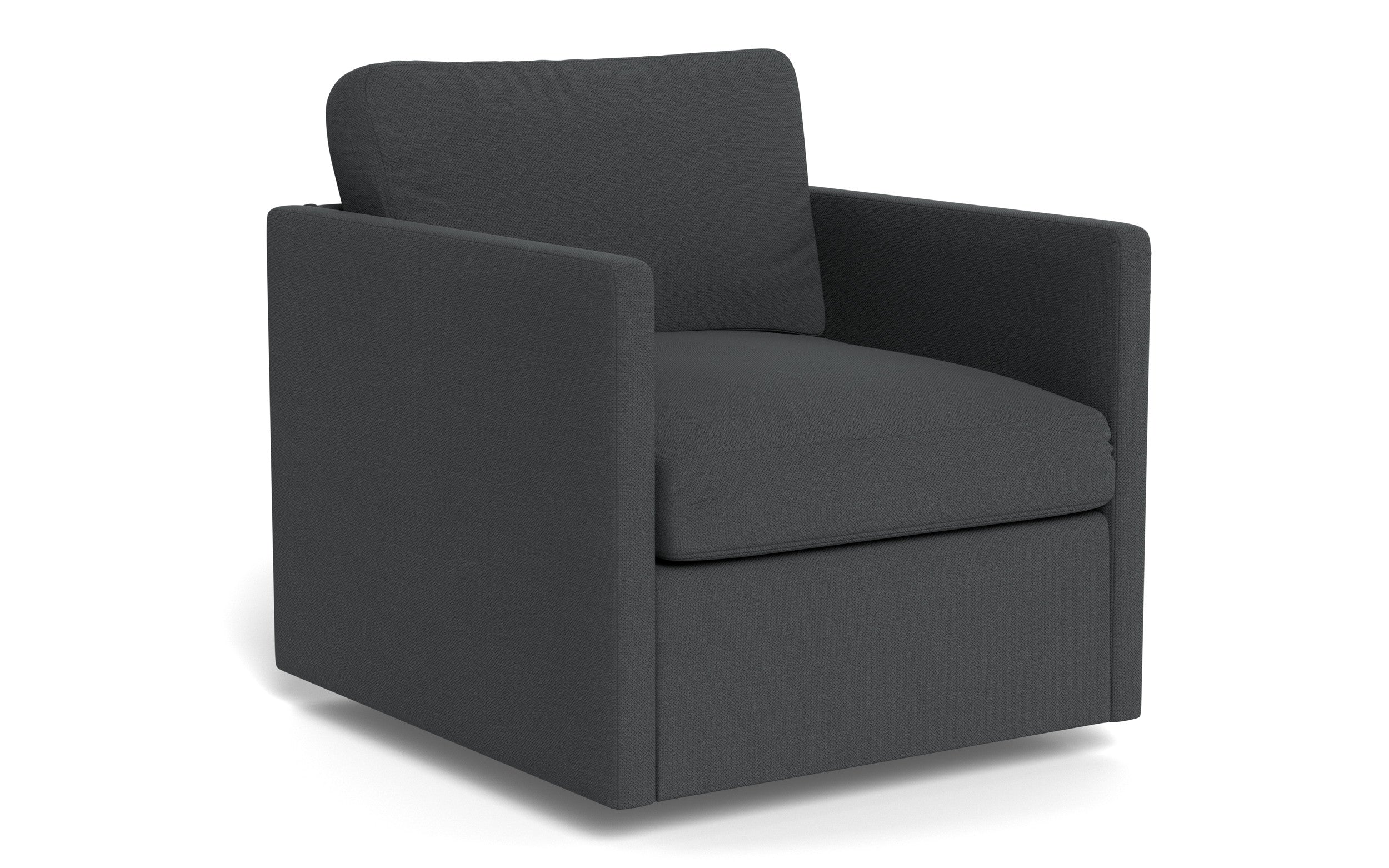 Summit Swivel Chair-Fabric Sofa-Peyton Pepper-MAK Modern