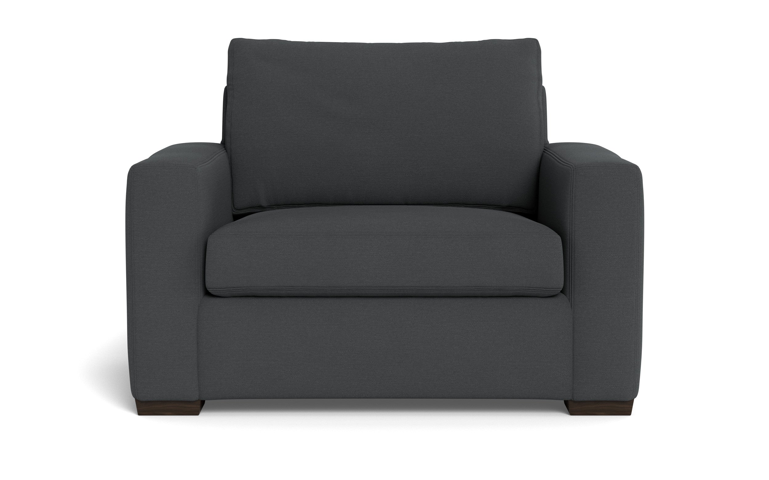 Alexa Arm Chair-Fabric Sofa-Peyton Pepper-MAK Modern