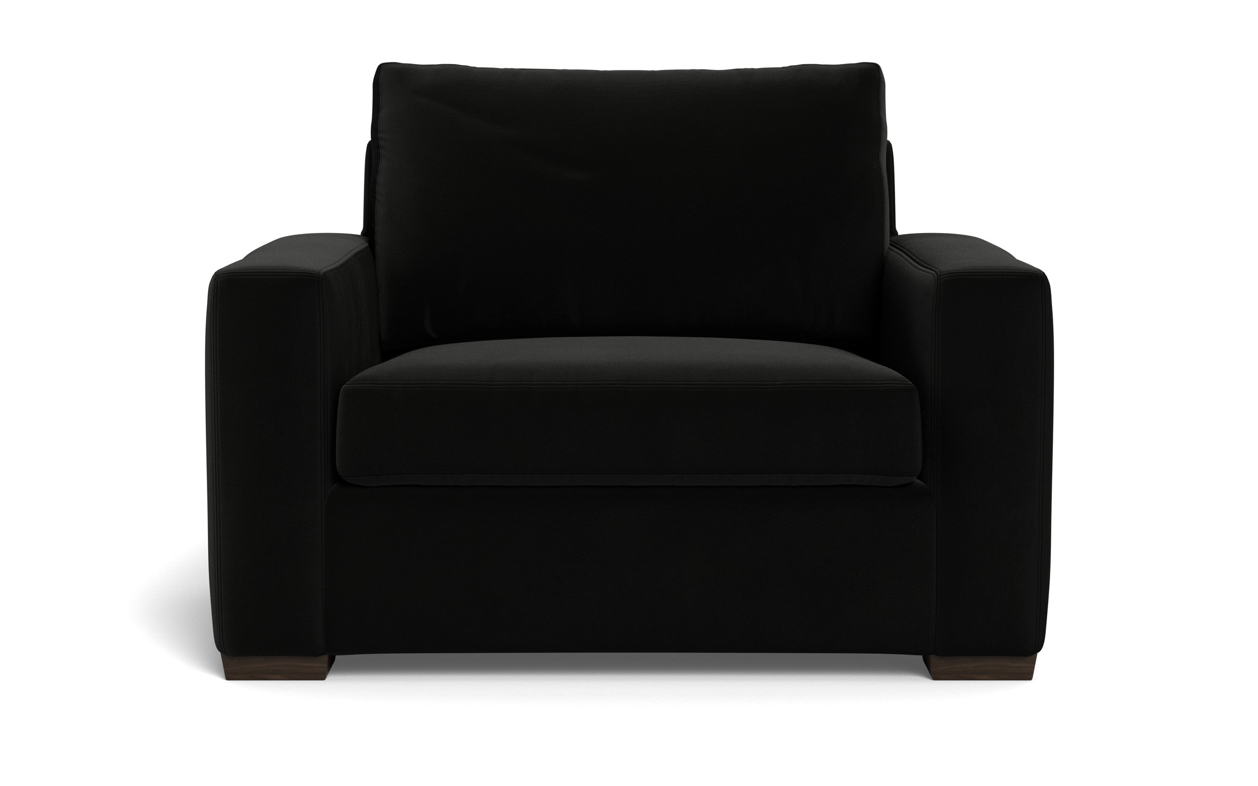 Alexa Arm Chair-Fabric Sofa-Superb Gun Metal-MAK Modern