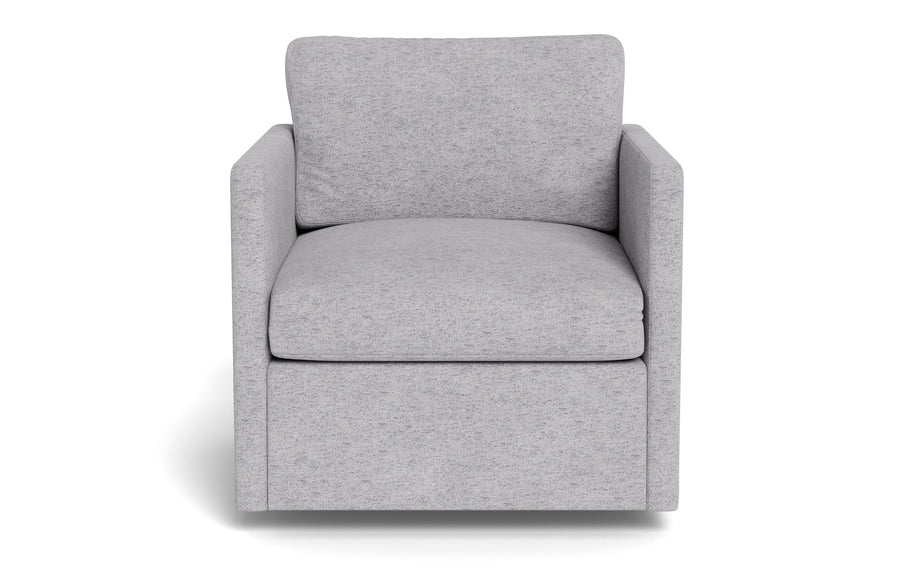 Summit Swivel Chair-Fabric Sofa-Travis Pewter-MAK Modern