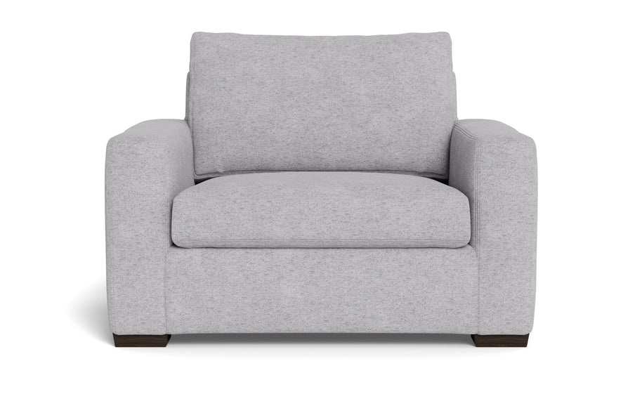 Alexa Arm Chair-Fabric Sofa-Travis Pewter-MAK Modern