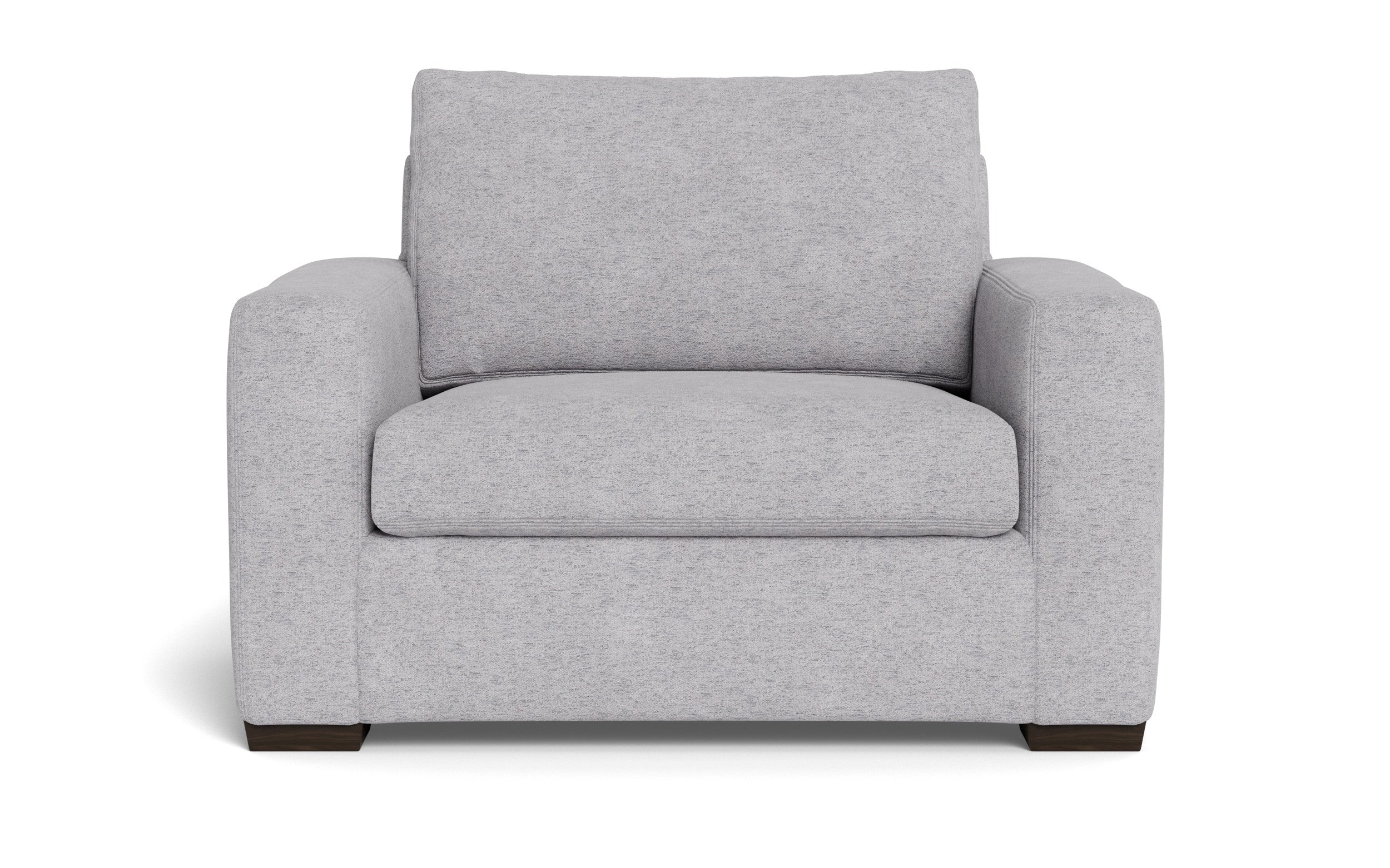 Alexa Arm Chair-Fabric Sofa-Travis Pewter-MAK Modern