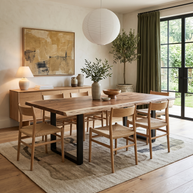 Nylah Maple — Live Edge Dining Table
