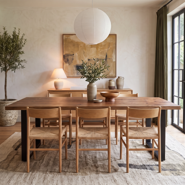 Ava Maple — Straight Edge Dining Table