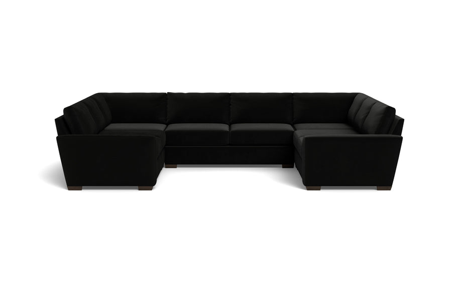 Kai U Sectional-Fabric Sofa-Superb Gun Metal-MAK Modern