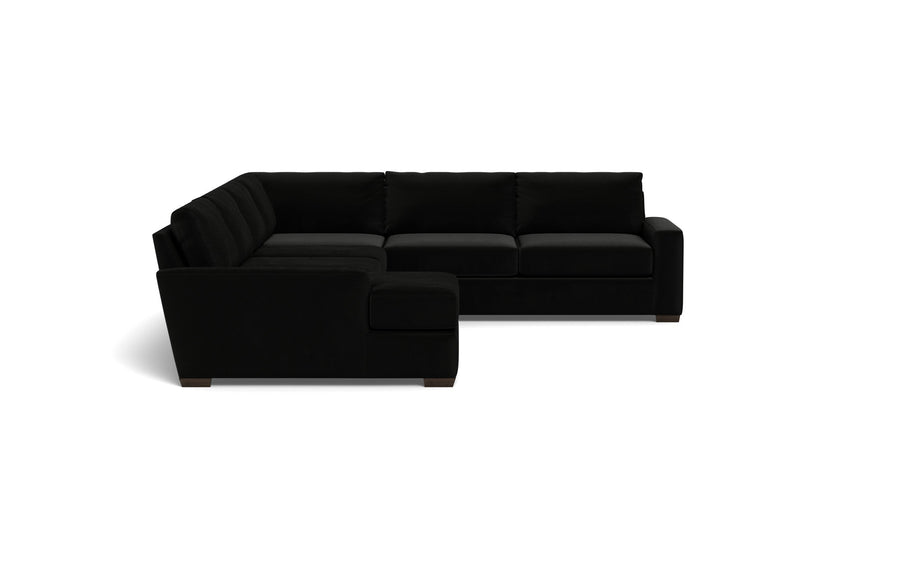 Kai Corner Sectionals With Left Chaise-Fabric Sofa-Superb Gun Metal-MAK Modern