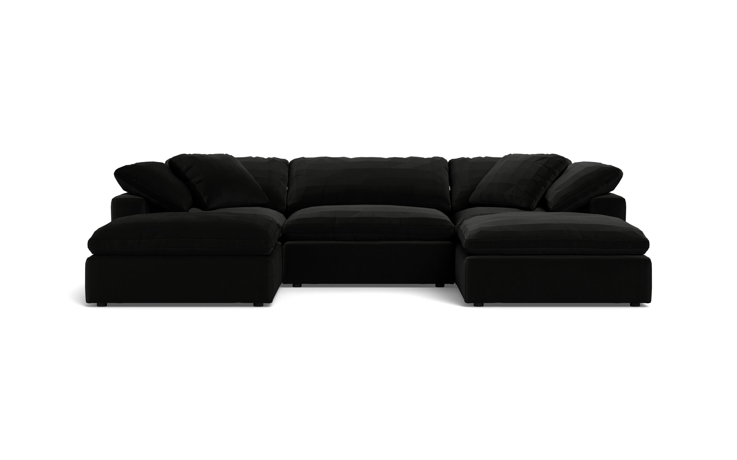 Kooper 3pc Sofa With Double Ottoman-Superb Gun Metal-MAK Modern