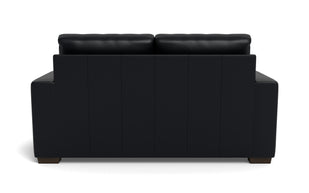 Kai Leather Loveseat-Leather Sofa-Tribeca Black Leather-MAK Modern