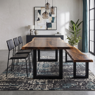 Nylah White Pine — Live Edge Dining Table