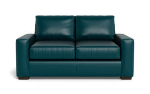 Kai Leather Loveseat-Leather Sofa-Tribeca Lagoon-MAK Modern