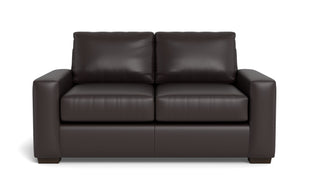 Kai Leather Loveseat-Leather Sofa-Tribeca Quarry Leather-MAK Modern