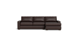 Kai Leather Right Chaise Sectional-Leather Sofa-Tribeca Espresso Leather-MAK Modern