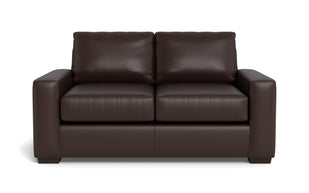 Kai Leather Loveseat-Leather Sofa-Tribeca Espresso Leather-MAK Modern