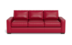 Kai Leather Estate Sofa-Leather Sofa-Tribeca Scarlet-MAK Modern