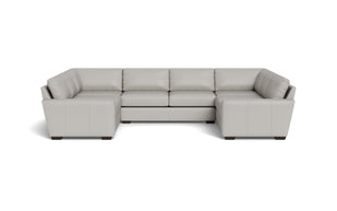 Kai Leather U Sectional-Leather Sofa-Tribeca Chelsea-MAK Modern