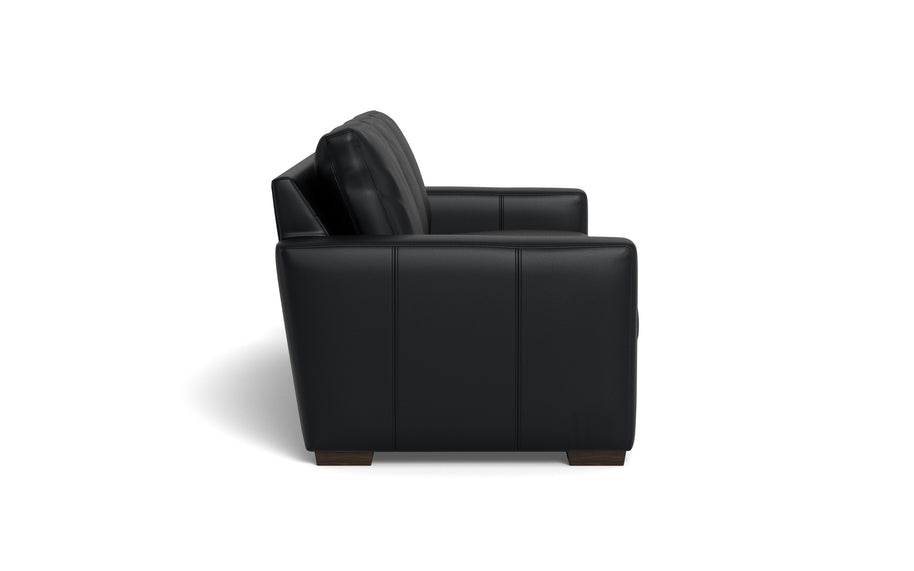 Alexa Leather Estate Sofa-Leather Sofa-Tribeca Black Leather-MAK Modern