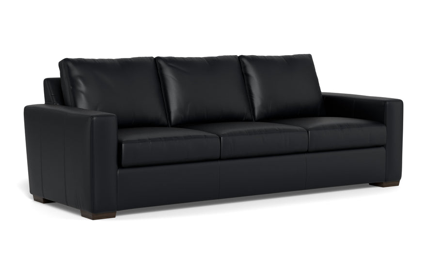 Alexa Leather Estate Sofa-Leather Sofa-Tribeca Black Leather-MAK Modern
