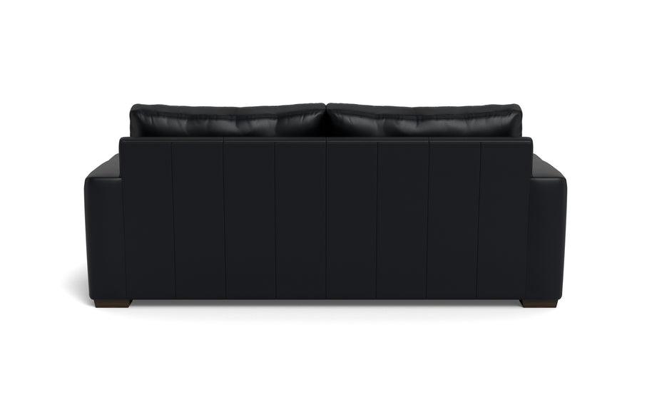 Alexa Leather Sofa-Leather Sofa-Tribeca Black Leather-MAK Modern