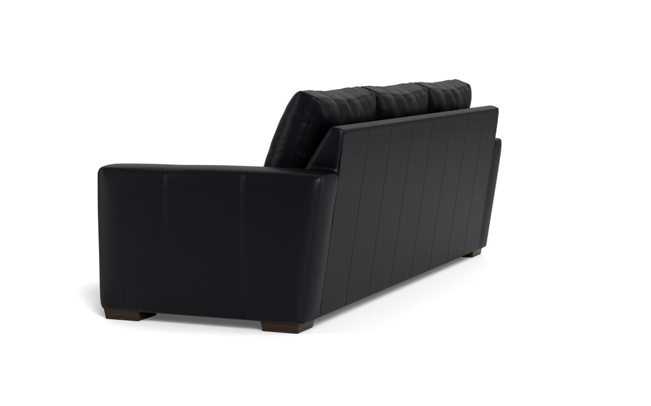 Alexa Leather Estate Sofa-Leather Sofa-Tribeca Black Leather-MAK Modern