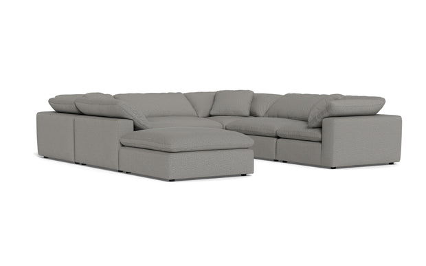 Kooper 6pc Sectional With Ottoman-Alley Pepper-MAK Modern