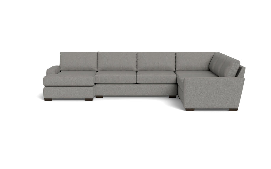 Kai Corner Sectionals With Left Chaise-Fabric Sofa-Alley Pepper-MAK Modern