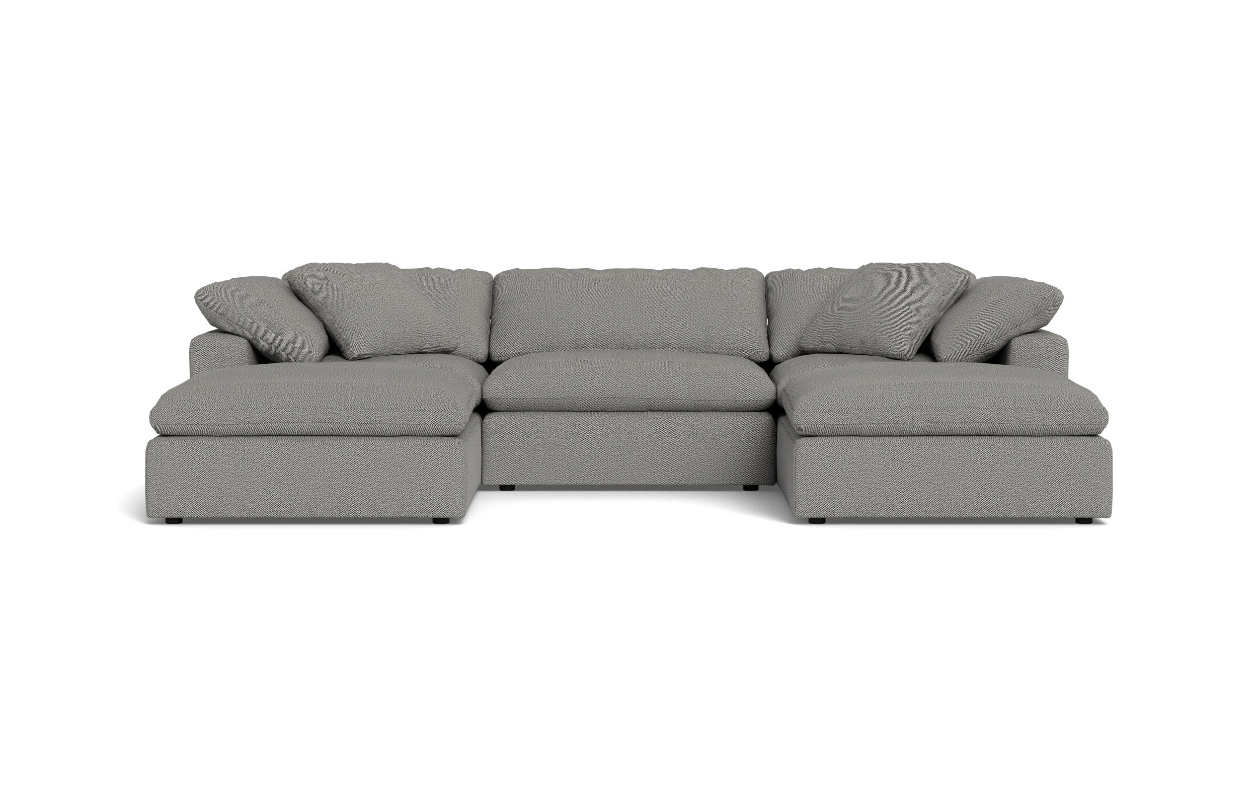 Kooper 3pc Sofa With Double Ottoman-Alley Pepper-MAK Modern