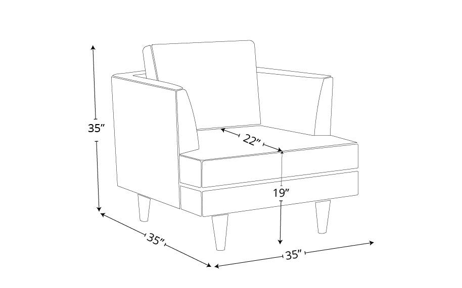 Skyline Leather Arm Chair