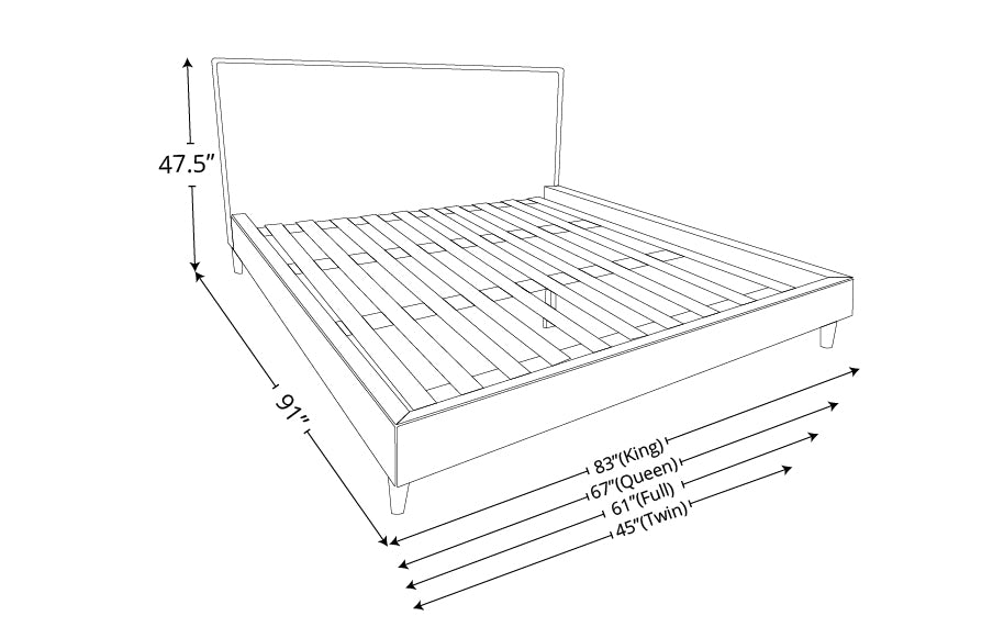Brooklyn Leather Bed