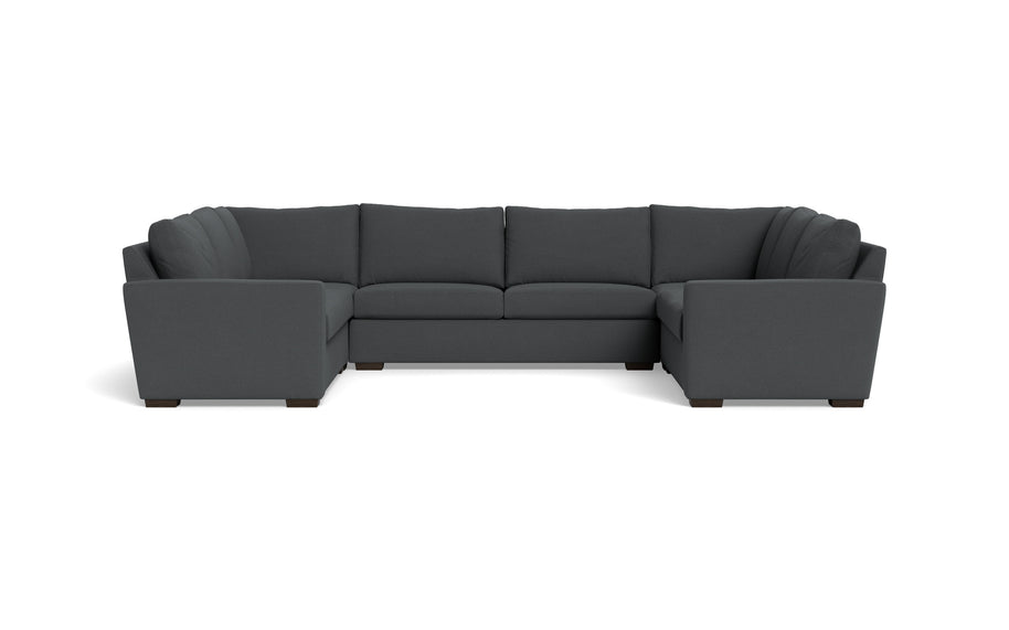 Alexa U Sectional-Fabric Sofa-Peyton Pepper-MAK Modern