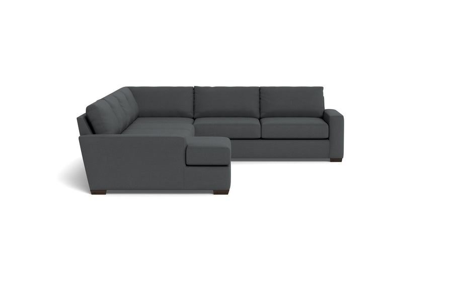 Kai Corner Sectionals With Left Chaise-Fabric Sofa-Peyton Pepper-MAK Modern