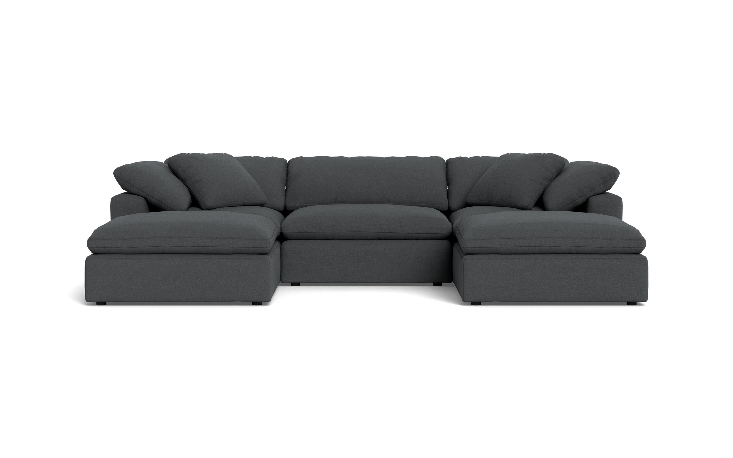 Kooper 3pc Sofa With Double Ottoman-Peyton Pepper-MAK Modern