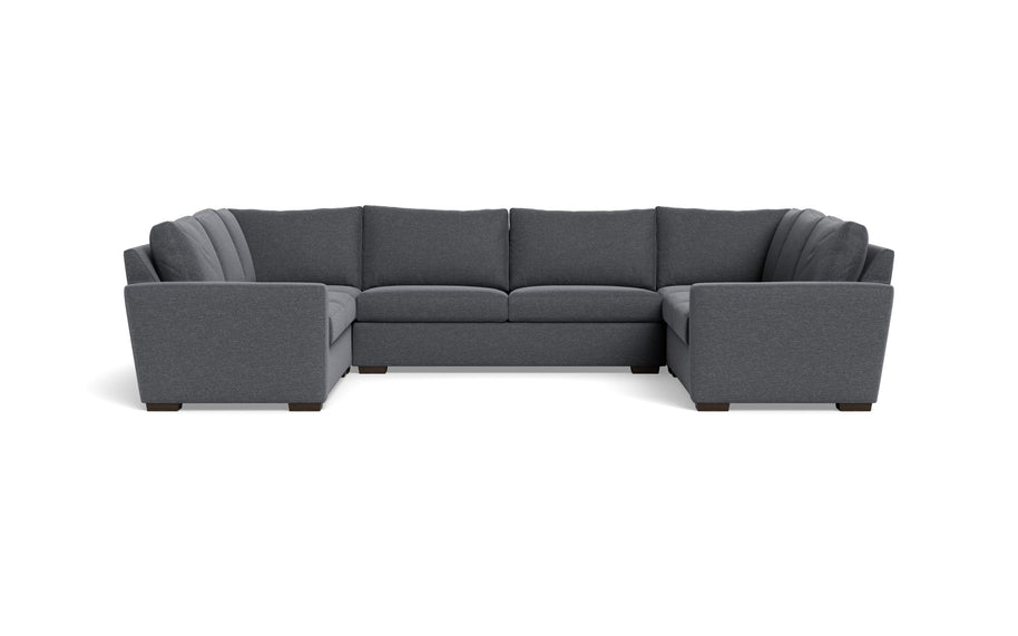 Alexa U Sectional-Fabric Sofa-Bennett Charcoal-MAK Modern