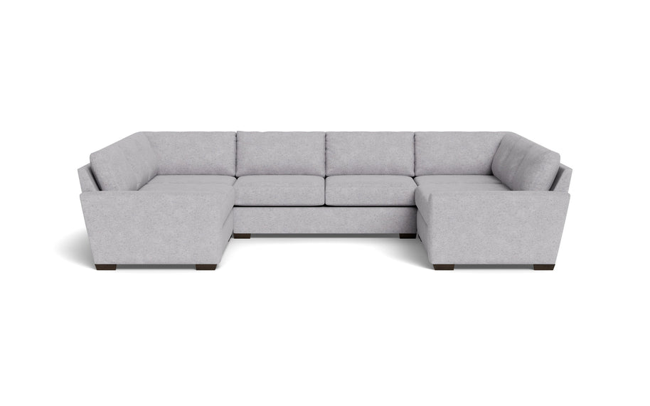 Kai U Sectional-Fabric Sofa-Travis Pewter-MAK Modern