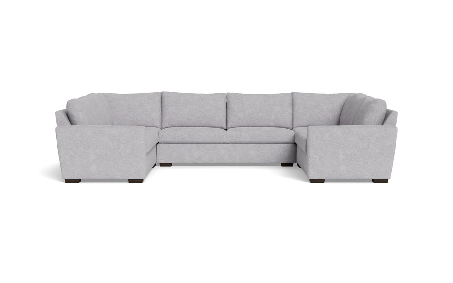 Alexa U Sectional-Fabric Sofa-Travis Pewter-MAK Modern