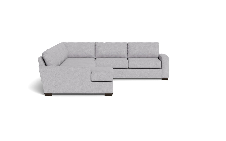 Kai Corner Sectionals With Left Chaise-Fabric Sofa-Travis Pewter-MAK Modern