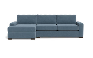 Kai Left Chaise Sectional-Fabric Sofa-Elliot French Blue-MAK Modern
