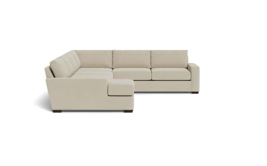 Kai Corner Sectionals With Left Chaise-Fabric Sofa-Curious Pearl-MAK Modern