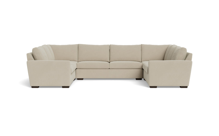 Alexa U Sectional-Fabric Sofa-Curious Pearl-MAK Modern