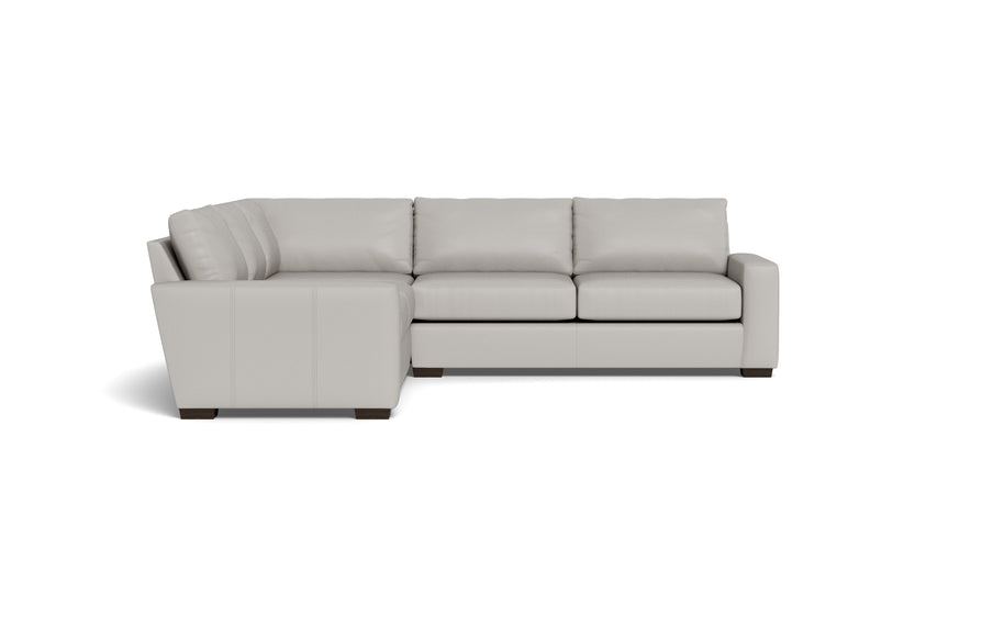 Alexa Leather Corner Sectional-Leather Sofa-Tribeca Chelsea-MAK Modern