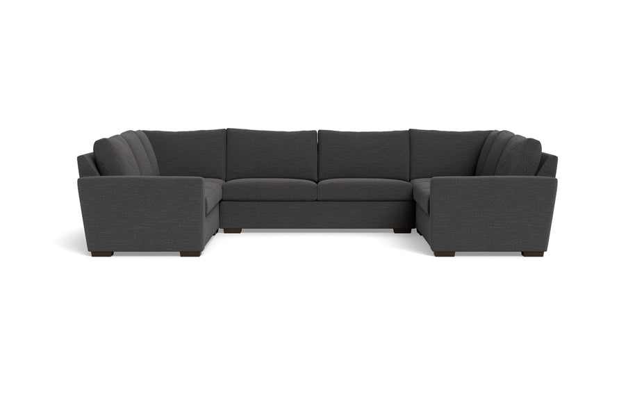 Alexa U Sectional-Fabric Sofa-Curious Charcoal-MAK Modern