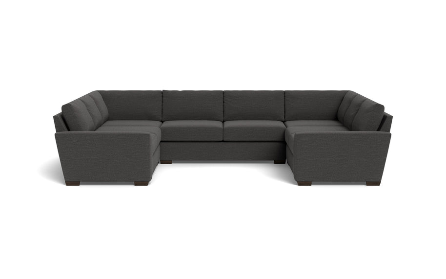 Kai U Sectional-Fabric Sofa-Curious Charcoal-MAK Modern