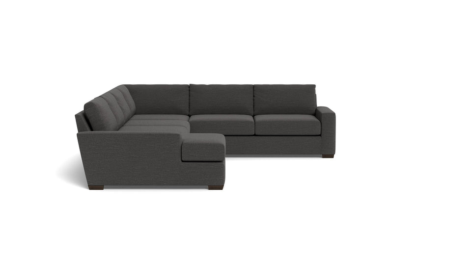 Kai Corner Sectionals With Left Chaise-Fabric Sofa-Curious Charcoal-MAK Modern