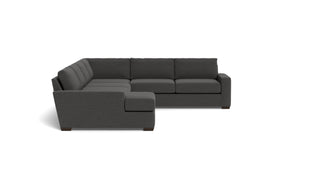 Kai Corner Sectionals With Left Chaise-Fabric Sofa-Curious Charcoal-MAK Modern