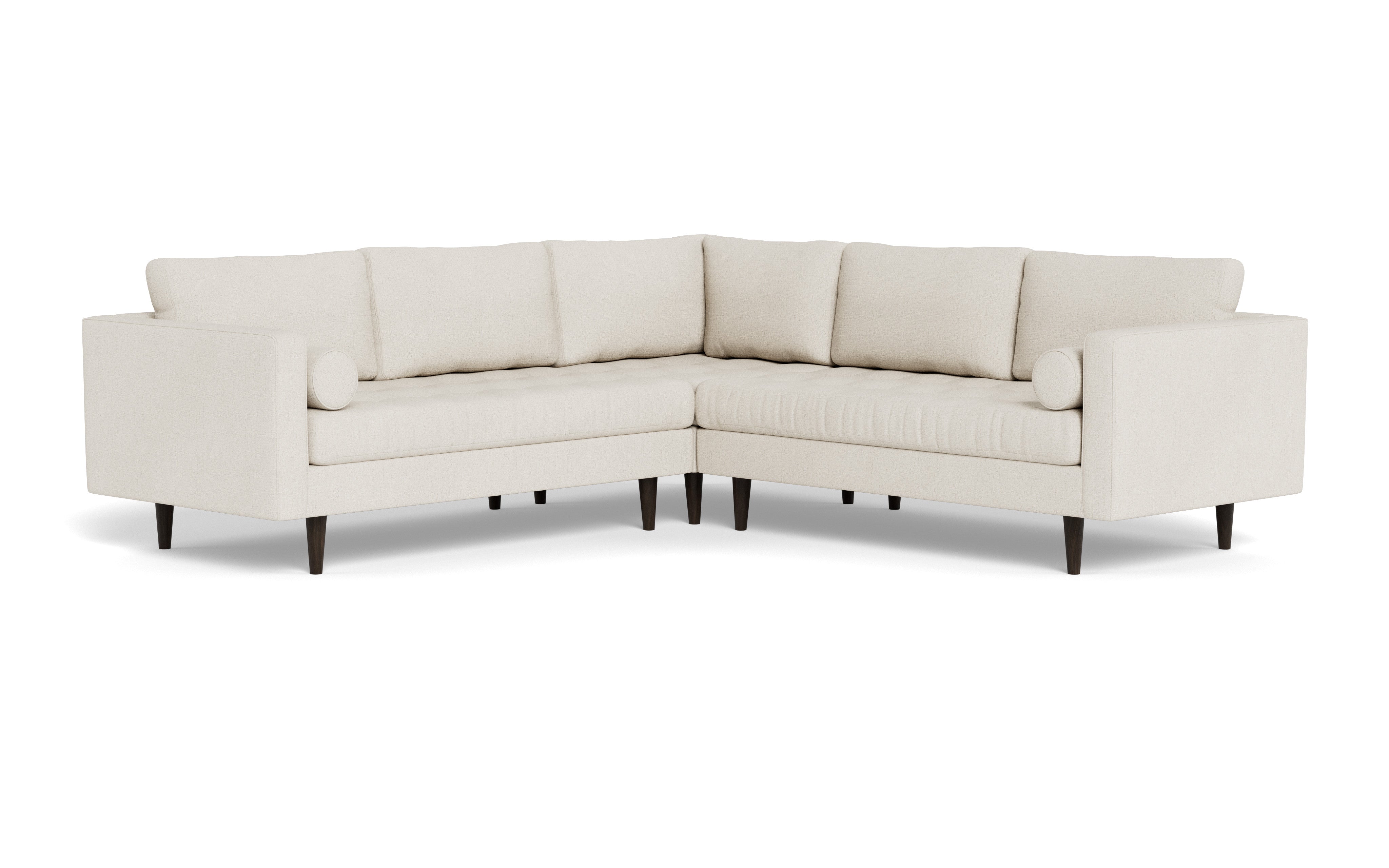 Ayden Corner Sectional-Fabric Sectional-Curious Snow-MAK Modern