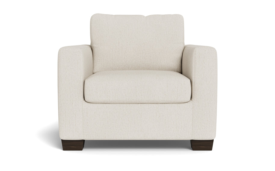 Abel Arm Chair-Fabric Sofa-Curious Snow-MAK Modern