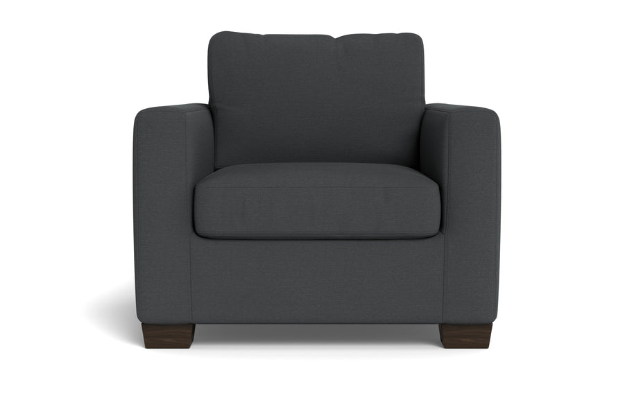 Abel Arm Chair-Fabric Sofa-Peyton Pepper-MAK Modern