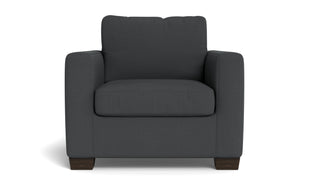 Abel Arm Chair-Fabric Sofa-Peyton Pepper-MAK Modern