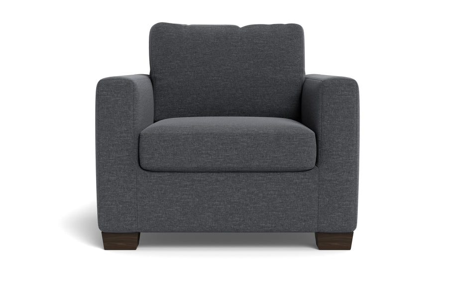 Abel Arm Chair-Fabric Sofa-Bennett Charcoal-MAK Modern